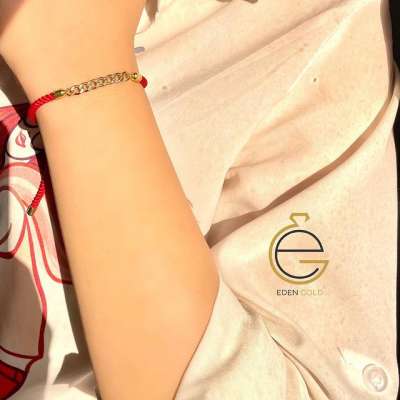 دستبند کارتیر 6 حلقه با بند نخی