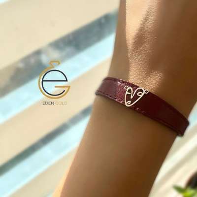 دستبند صورتک طلا