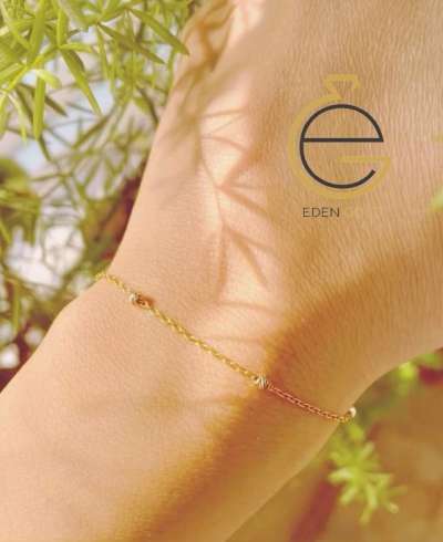 دستبند گوی طلا ۱۸ عیار