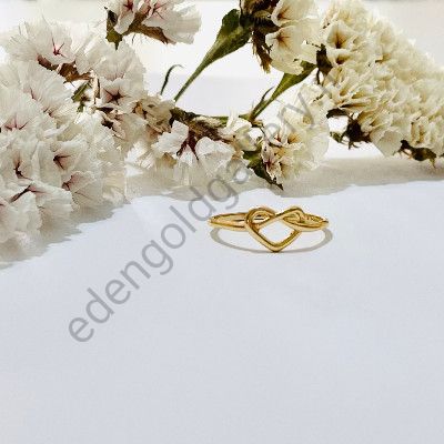 انگشتر قلب گره ای