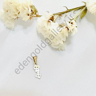 پلاک گردنبند طرح هیچ