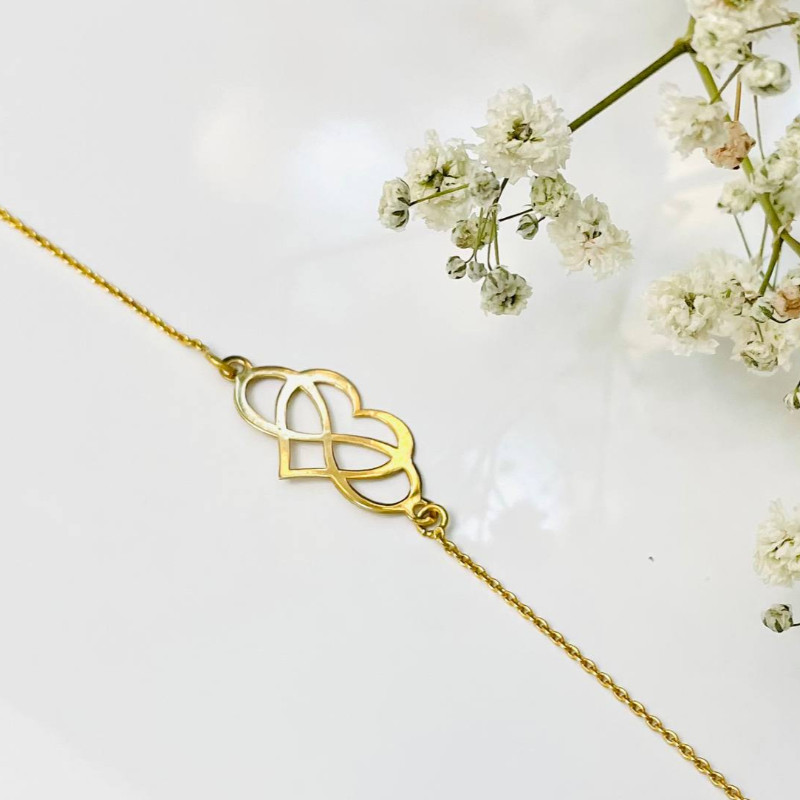 دستبند بینهایت و قلب