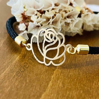 دستبند طرح گل