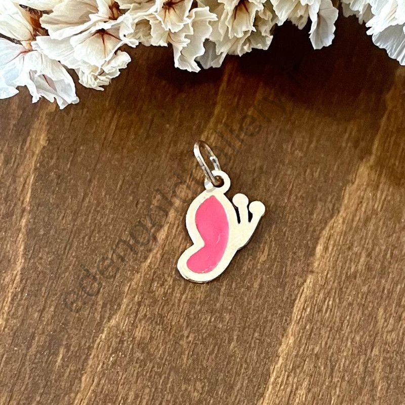 پلاک طلا طرح پروانه میناکاری