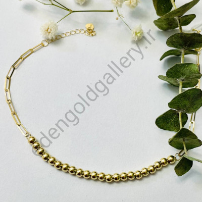 دستبند طلا گوی ریز