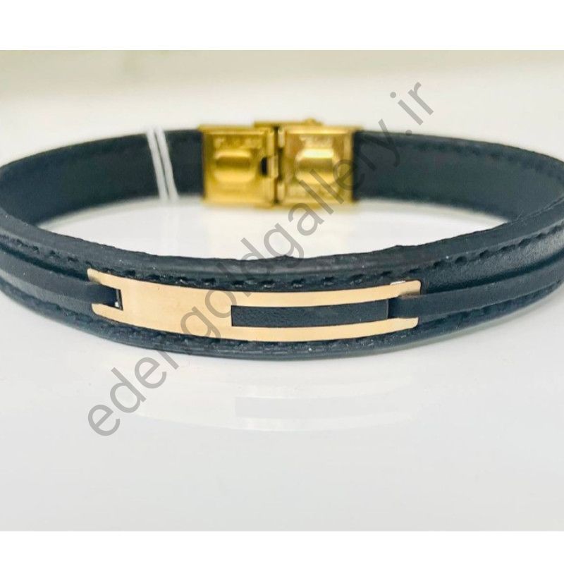 دستبند مردانه چرم کد T402.418