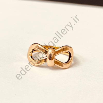 انگشتر طلا پاپیون درشت