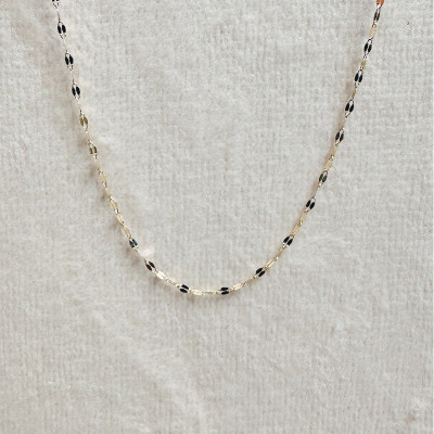 زنجیر طلا پولکی 45 سانت کد 981