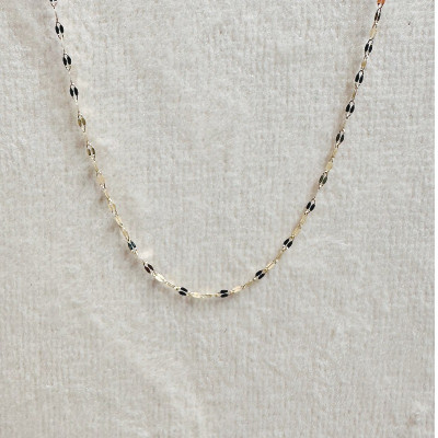 زنجیر طلا پولکی 45 سانت کد 982