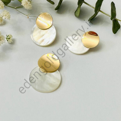 نیم ست طلا صدفی