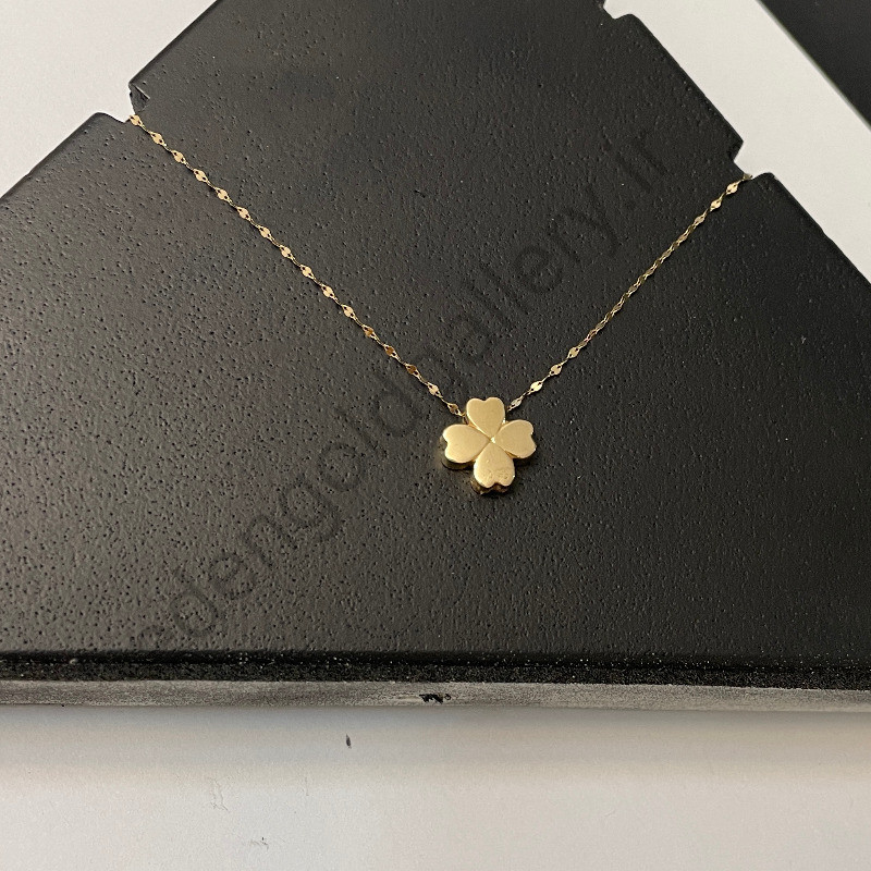 پلاک طلا شبدر