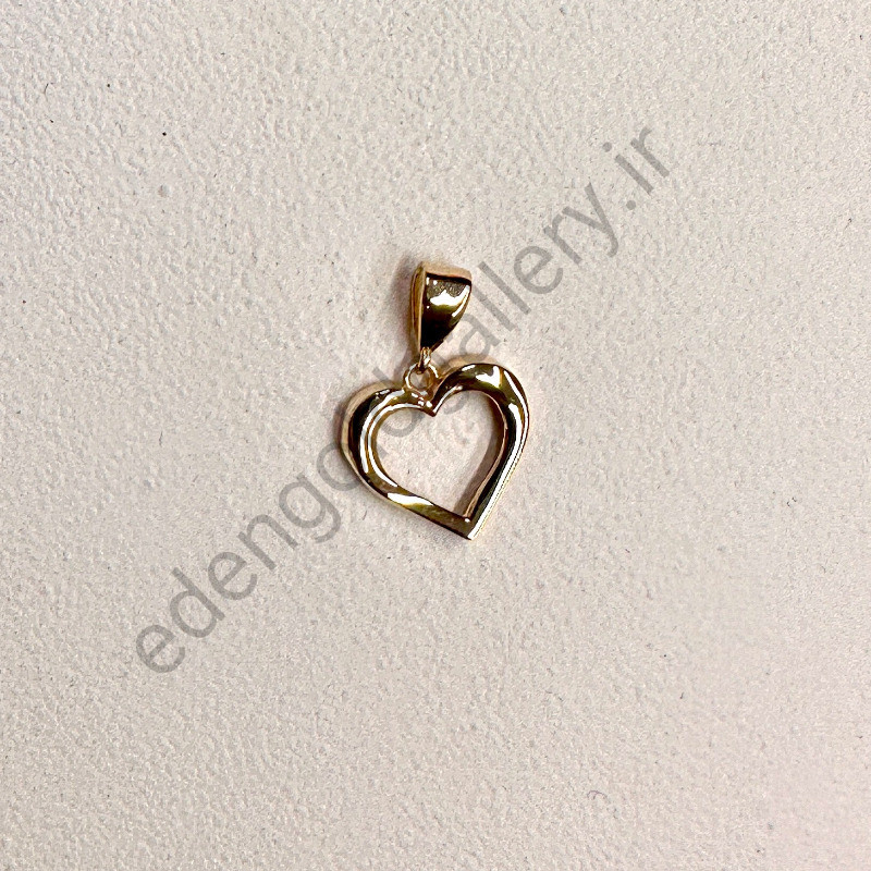 پلاک طلا قلب کد 972