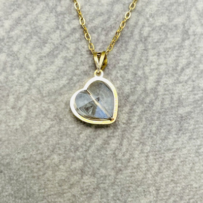 گردنبند طلا سواروسکی مشکی کد 452