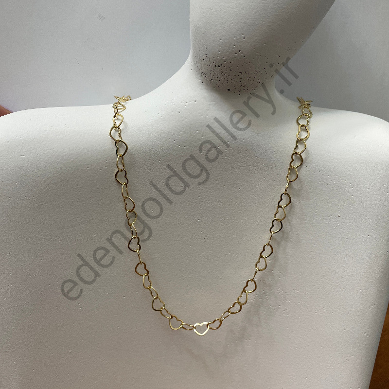 گردنبند طلا قلبی