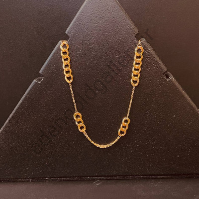 گردنبند طلا کارتیر متصل