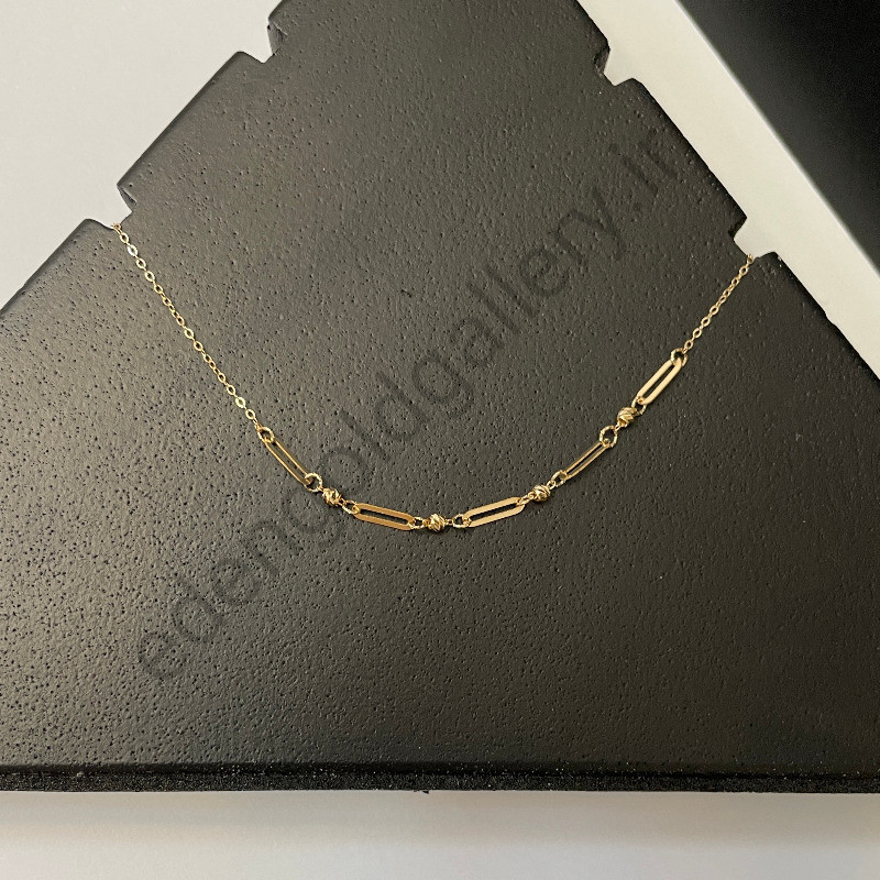 گردنبند متصل 5 بیضی و گوی