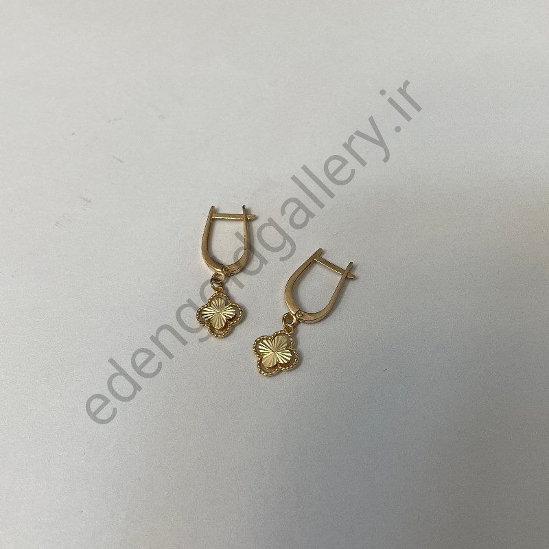 گوشواره طلا آویزی ونکلیف