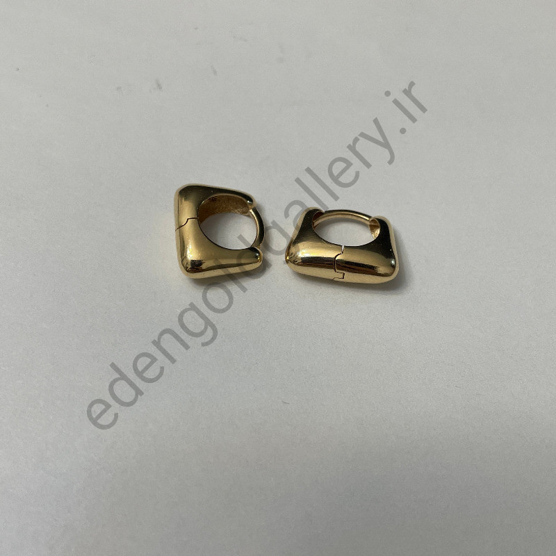 گوشواره طلا روکو مربعی