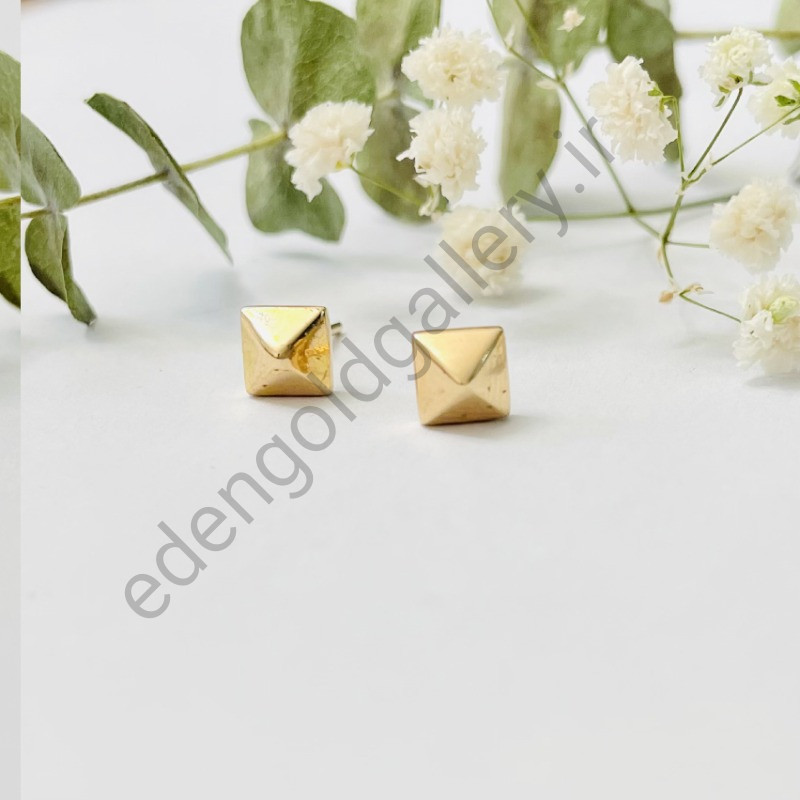 گوشواره طلا طرح اهرام مثلث کد 692