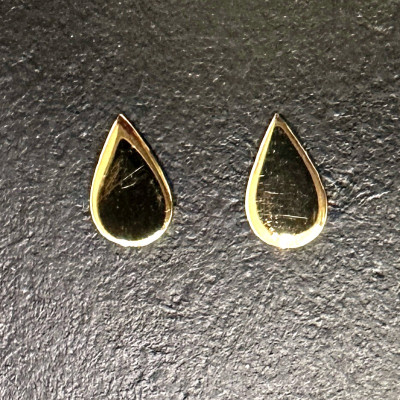 گوشواره طلا میخی طرح اشک کد 623