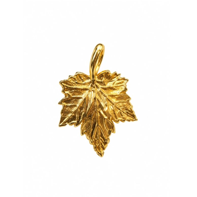 آویز طلا برگ 1855