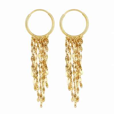 گوشواره حلقه ای آویز استار 1752